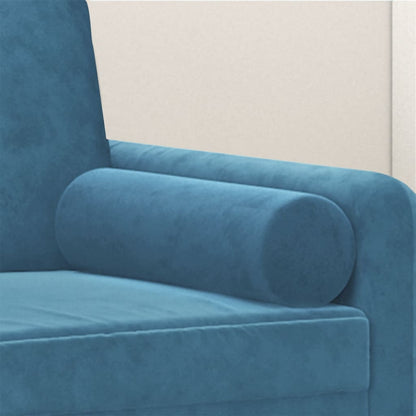 Traversin Velour Bleu
