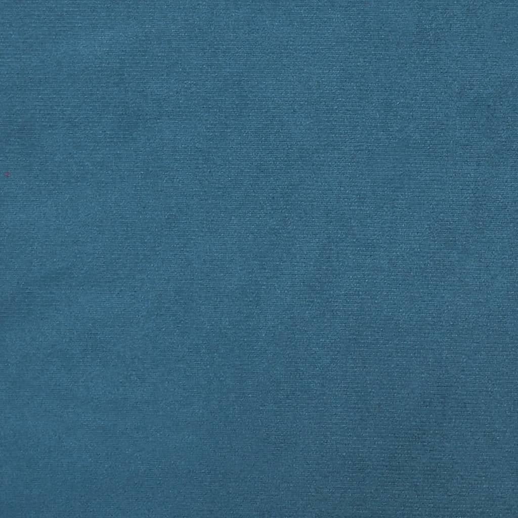 Traversin Velour Bleu