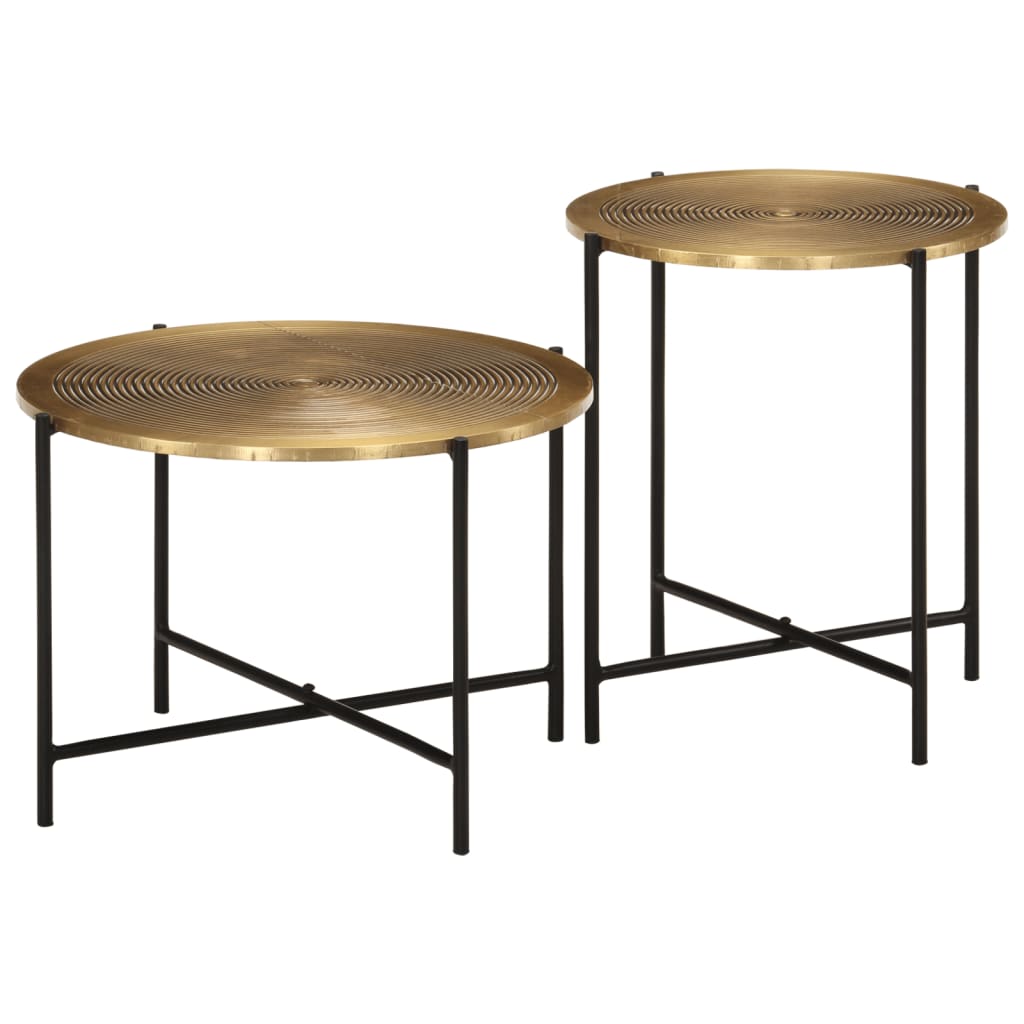 Tables basses Laiton & Fer