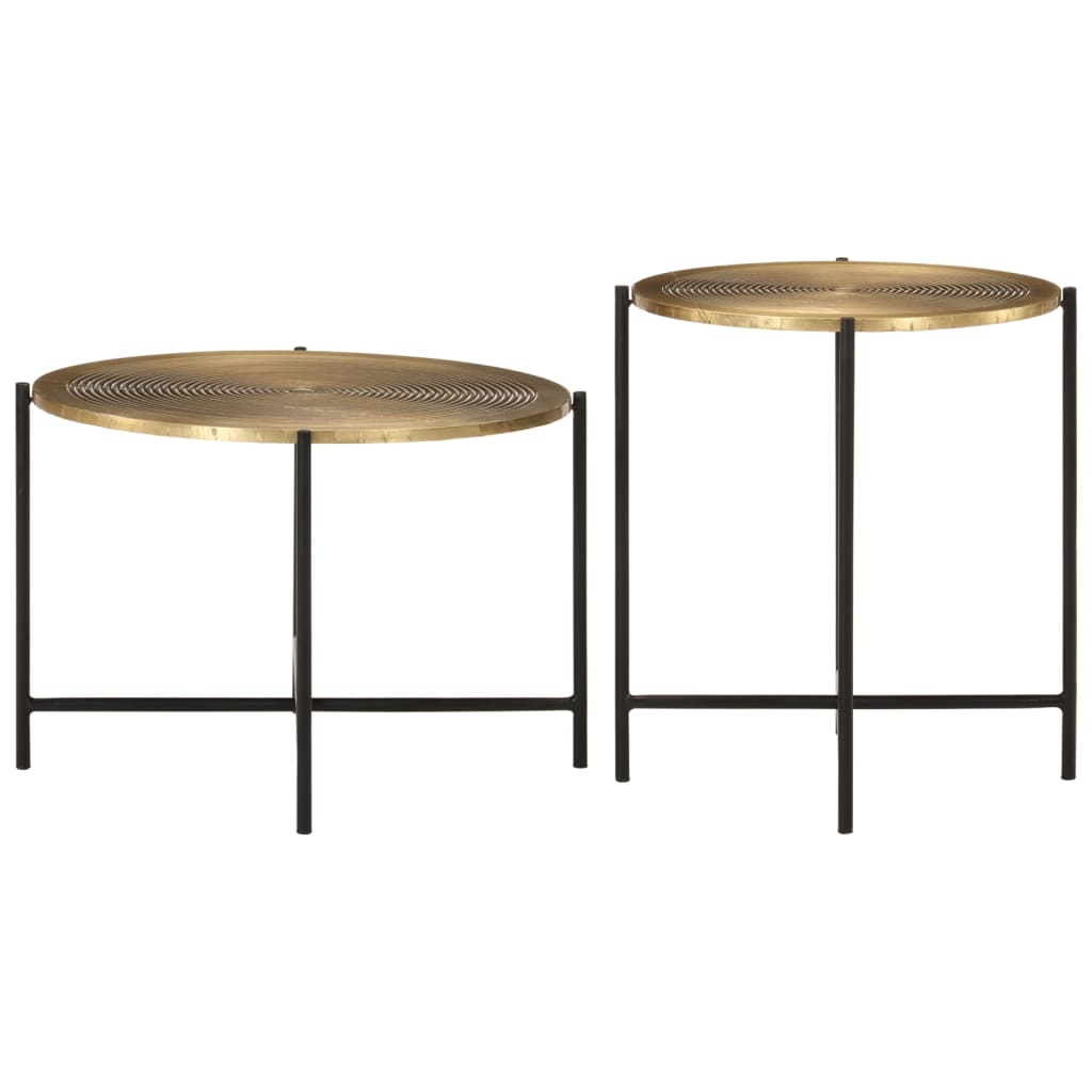 Tables basses Laiton & Fer