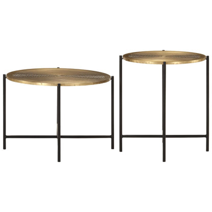Tables basses Laiton & Fer
