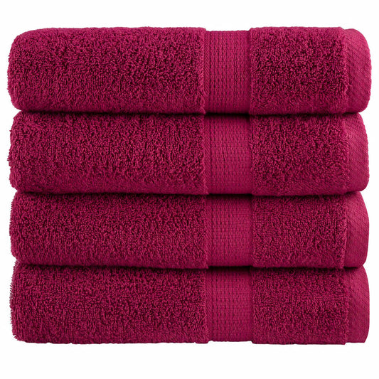 Lot x4 Serviettes de douche 140cm