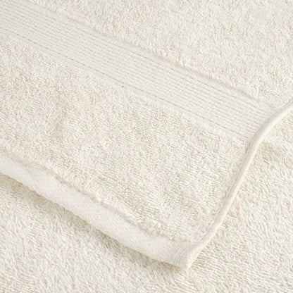 Serviettes de douche x4 Crème 140cm