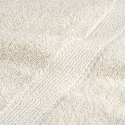 Serviettes de douche x4 Crème 140cm