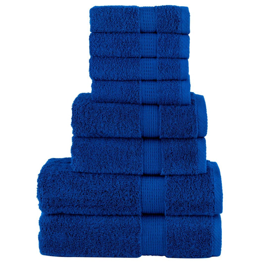 Ensemble de serviettes x8 Bleu