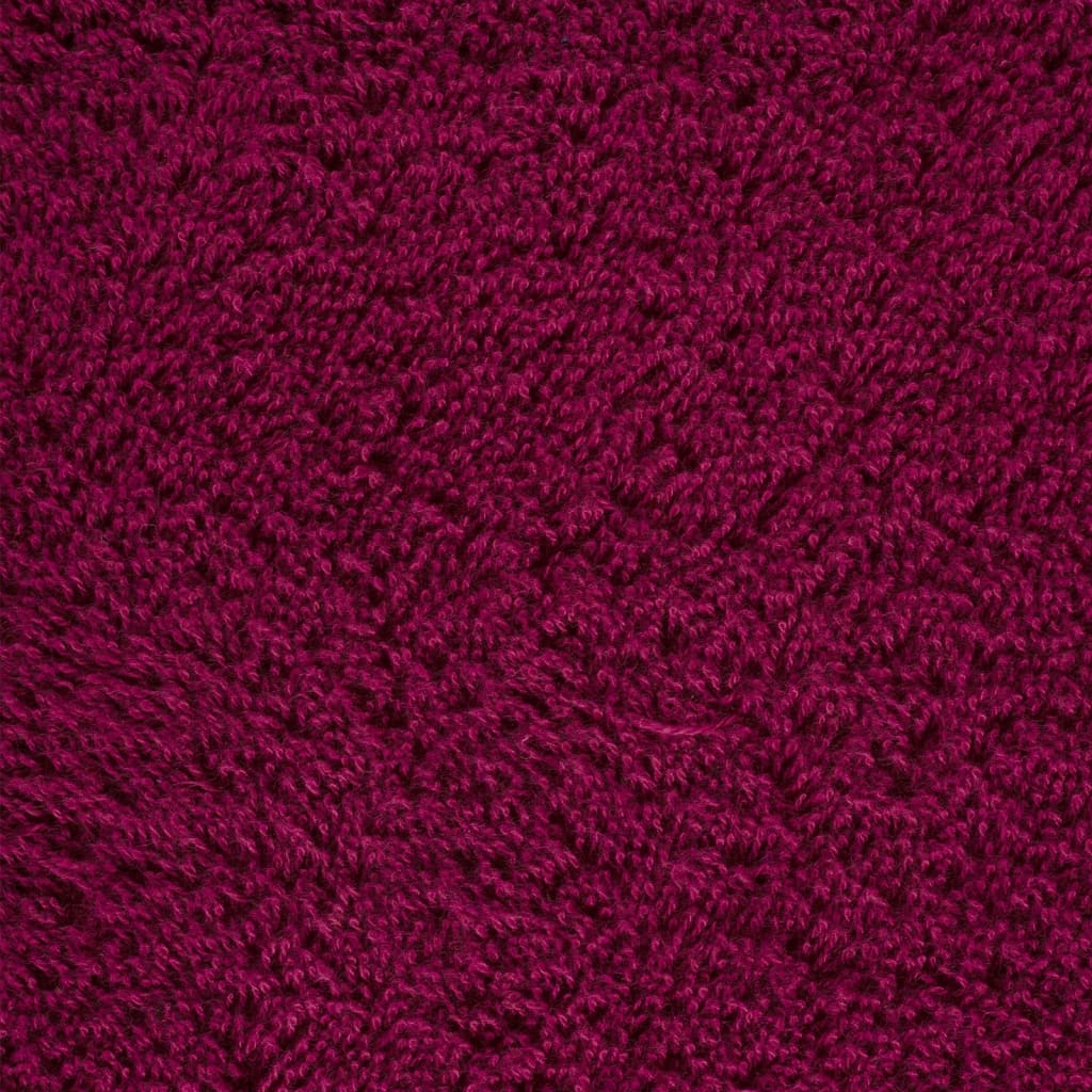 Ensemble de serviettes x8 Bordeaux