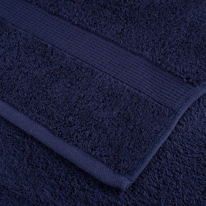 Ensemble de serviettes x8 Bleu marine