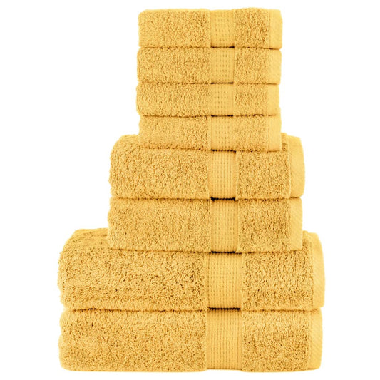 Ensemble de serviettes x8 Dorée