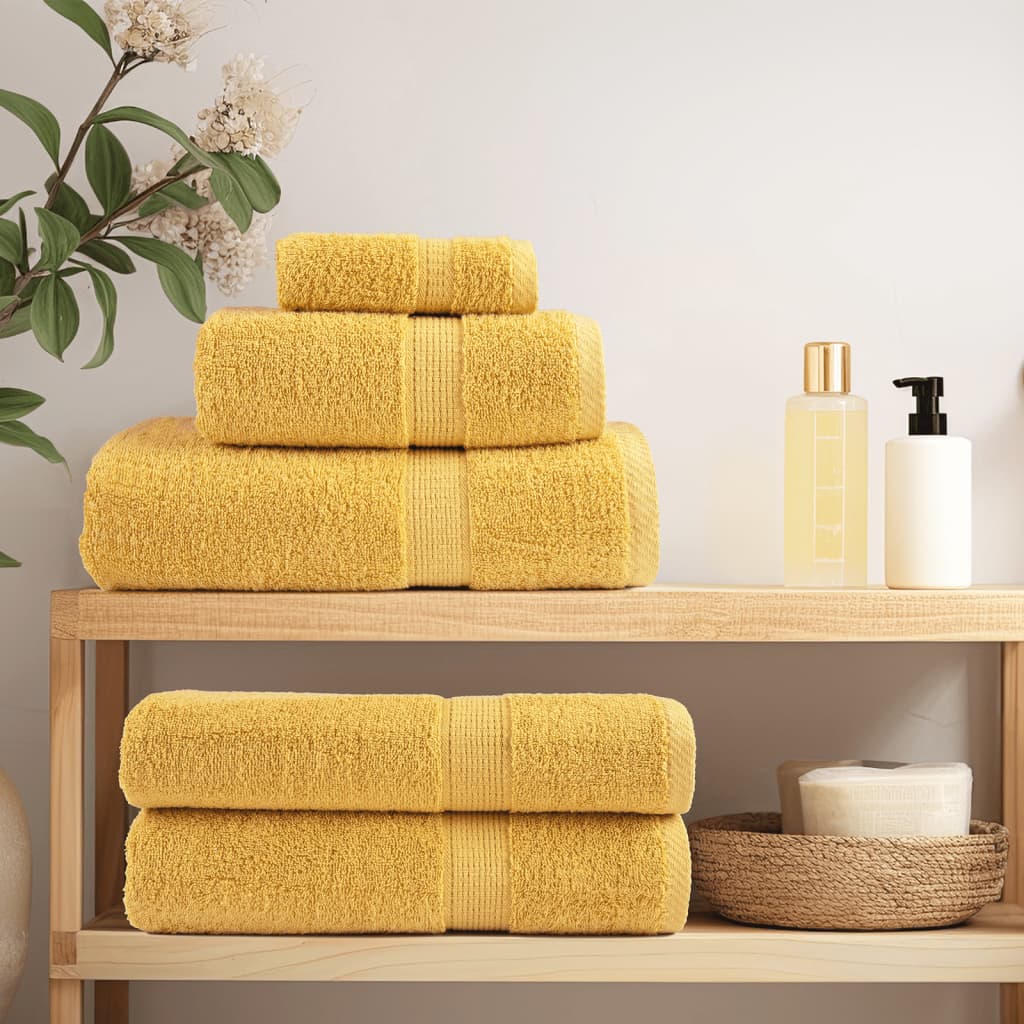 Ensemble de serviettes x8 Dorée