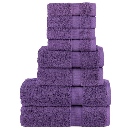 Ensemble de serviette x8 Violet