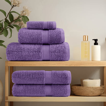 Ensemble de serviette x8 Violet