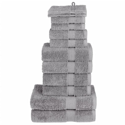 Ensemble de serviettes x12 Gris