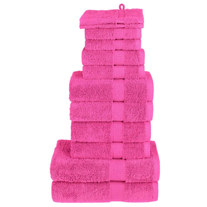 Ensemble de serviettes x12 Rose