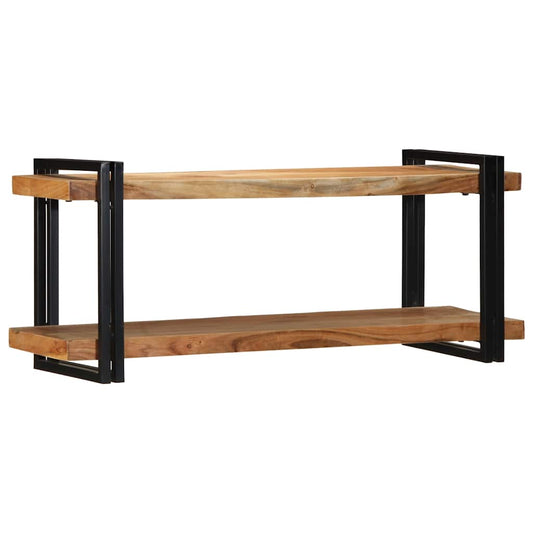 Étagère en Bois massif d'acacia 110cm