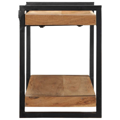 Étagère en Bois massif d'acacia 110cm