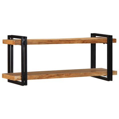 Étagère en Bois massif d'acacia 110cm
