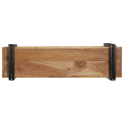 Étagère en Bois massif d'acacia 110cm