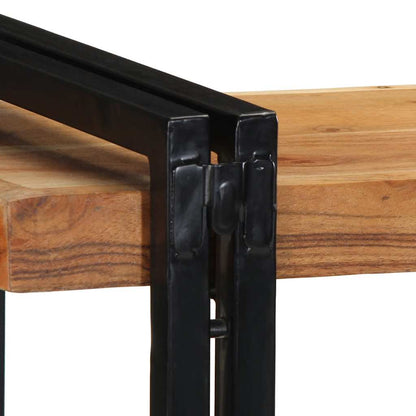 Étagère en Bois massif d'acacia 110cm